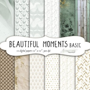 BASIC Beautiful Moments KWADRAT papiery do druku