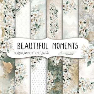 Beautiful Moments KWADRAT papiery do druku