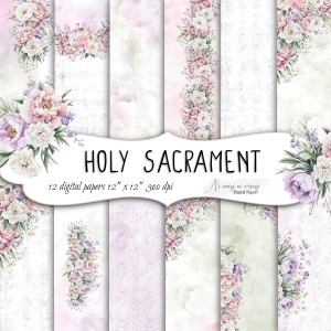 Holy Sacrament 1 KWADRAT papiery do druku