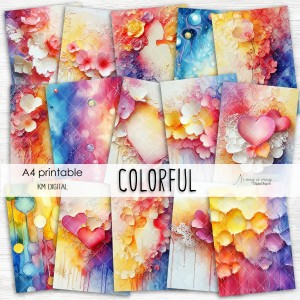 A4 Colorful papiery do druku