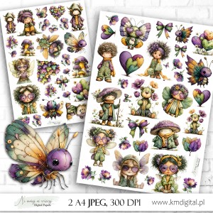 Grafiki do wydruku "Skrzydlate Historie"