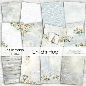 A4 Child's Hug papiery do druku dziecięce dla chłopca 