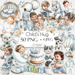 Child's Hug - zestaw grafik do samodzielnego wydruku