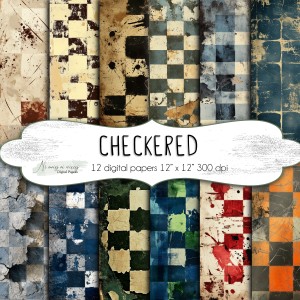 Checkered KWADRAT papiery do druku