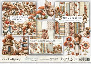 Animals in Autumn ZESTAW POWIĘKSZONY