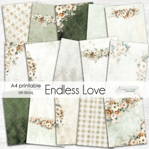 A4 Endless Love - papiery do druku 