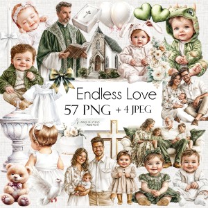 Endless Love - zestaw grafik do druku PNG + JPEG