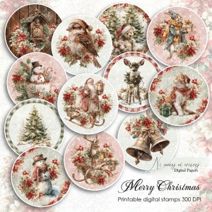 Merry Christmas - digi stemple