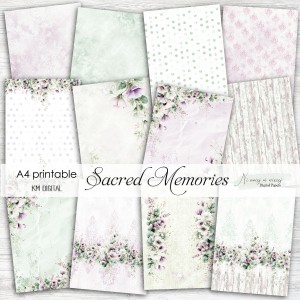 A4 Sacred Memories - papiery do druku