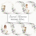 Wianki do zaproszeń komunijnych