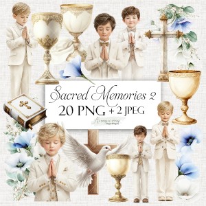 Sacred Memories 2 - zestaw grafik do druku PNG + JPEG