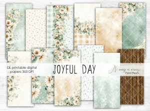 Joyful Day - papiery do druku
