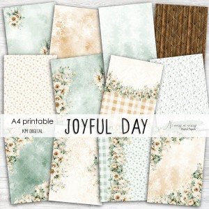 A4 Joyful Day - papiery do druku