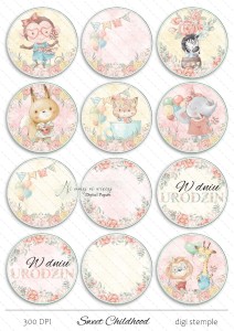 Sweet Childhood - digi stemple