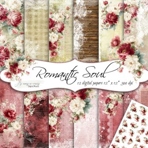 Romantic Soul KWADRAT - papiery do druku