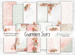 DL Charming Story - papiery do druku