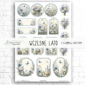 Arkusz grafik "Wczesne Lato" do wydruku