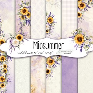 Midsummer KWADRAT - papiery do druku