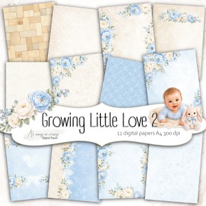 A4 Growing Little Love 2 - papiery do druku