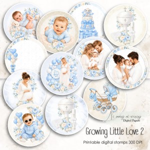 Growing Little Love 2 -  digi stemple