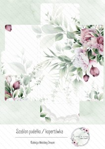 Wedding Dream szablon kopertówka A2