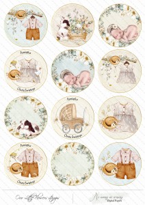 Our Little Flowers digi stemple