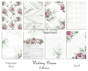 Wedding Dream A4 papiery do druku