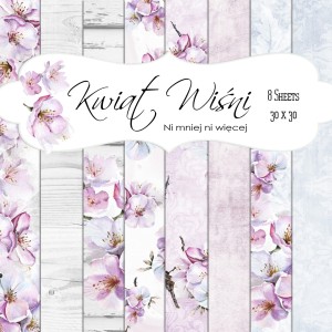 Kwiat Wiśni KWADRAT papiery do druku