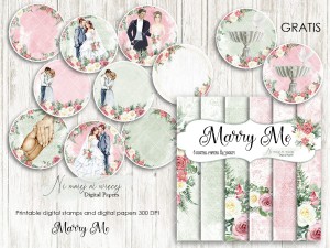 Marry Me zestaw powiększony A4