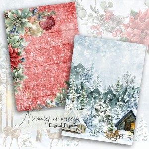 Let it Snow A4 papiery do druku 