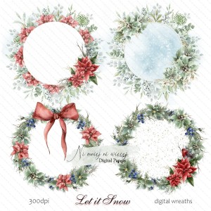 Let it Snow wianki do druku