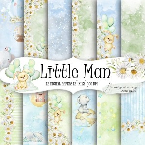 Little Man KWADRAT papiery do druku