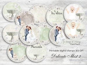 Delicate Mist 2 digi stemple do druku