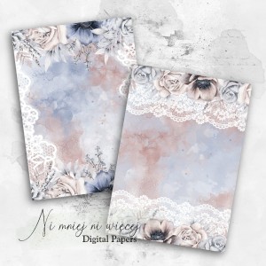 Lacy Ombre A4 papiery do druku