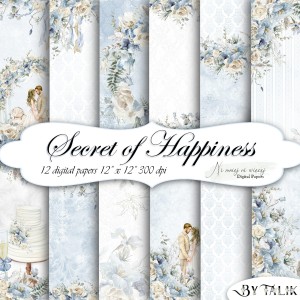 Secret of Happines 1 KWADRAT papiery do druku