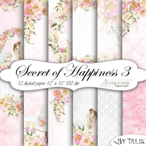 Secret of Happines 3 KWADRAT papiery do druku