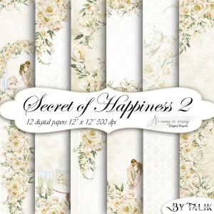Secret of Happines 2 KWADRAT papiery do druku