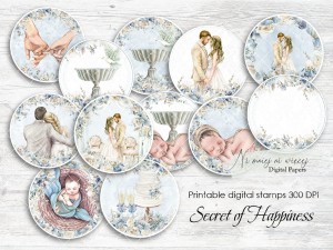 Secret of Happiness digi stemple do druku