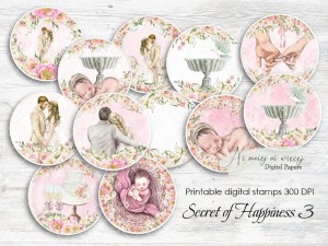 Secret of Happiness 3 digi stemple do druku