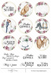 Wedding Dream digi stemple ślubne